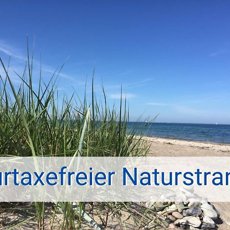 Böltser Hus Ferienwohnungen mit Strandkorb und Kamin 10 Gehminuten zum kurtaxefreien Sandstrand Kraksdorf Exterior foto